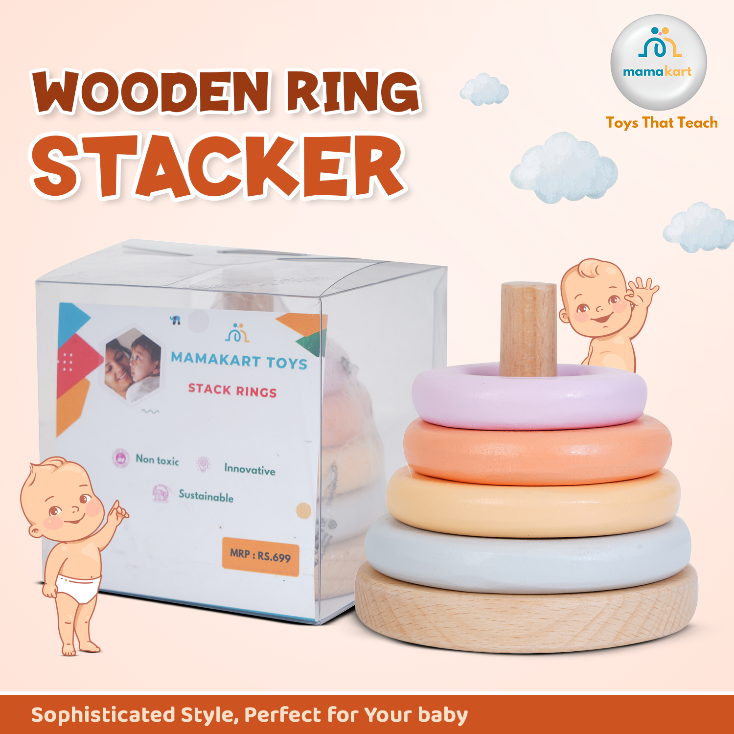 Ring sorter | Mamakarttoys