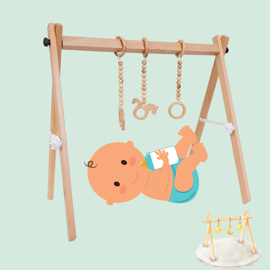 Baby Play Wooden Baby Play Gym