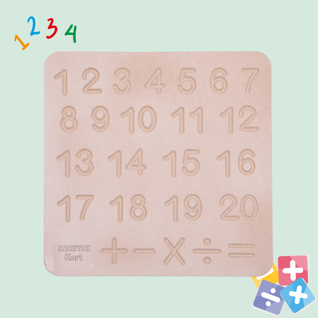 Number Tracing Board