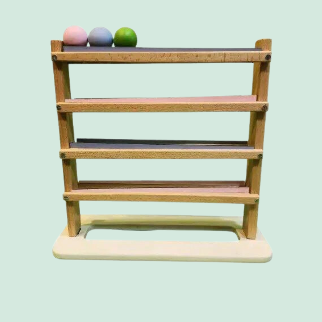 Wooden Ball  Ramp Toy | Mamakarttoys