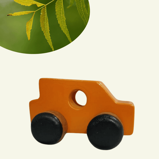 Orange Push Car | Mamakarttoys mamakarttoys